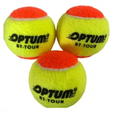 Bolinha De Beach Tennis Premium Optum Pro Bt Tour Kit C/ 03