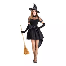 Disfraz De Bruja Negra Para Halloween