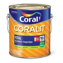 Tinta Esmalte A Base De Água Coral - Branco Acetinado - 3,6l