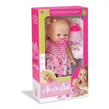 Boneca Abre Fecha Olhos Dorme Recem Nascida Bebe Brinquedo