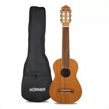 Guitarlele Profesional Caoba Guitarra Viajera + Funda + Pua