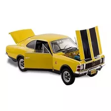 Opala Ss 1/8 Chevrolet 1976 Amarelo (montado) Coleção Salvat
