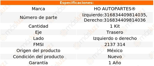 Un Kit De Herrajes Para Tambor De Freno Tras D250 81/93 Ho Foto 2