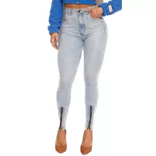 Calca Jeans Strass Maria Gueixa