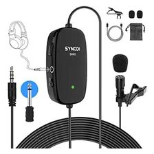 Synco Lav-s6m2 Micrófono De Solapa Lavalier, Micrófono Omnid