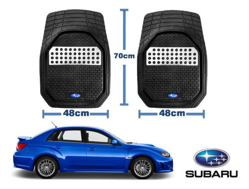 Tapetes 3d Logo Subaru + Cubre Volante Impreza Sedan 07 A 12 Foto 4