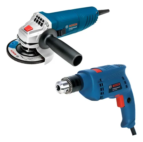 Combo Bosch Taladro 13mm Gsb 550 + Amoladora 115mm Gws 850