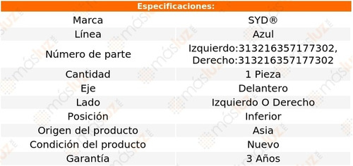 (1) Rtula Del Izq O Der Inf Tercel 80/82 Lnea Azul Foto 3