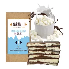 Chocolate Belga Recheado Marshmallow De Colher - Linha Karam