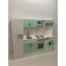 Kit Cozinha Mdf Madeira Brinquedos