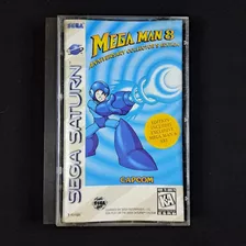 Caixa, Manuel E Encarte Mega Man 8 Sega Saturn Faço 800