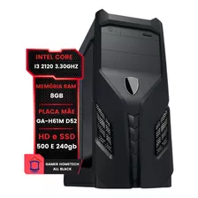 Pc Gamer Computador Core I3 Hd 500gb 240gb Memoria Ram 8gb