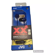 Auriculares Jvc Xtreme Xplosives In Ear Con Micrófono Color Azul