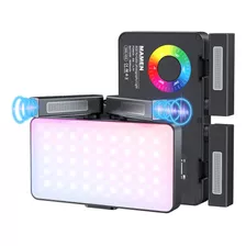 Painel Iluminador Led Rgb Sml-v02 Bicolor 8w Microfone Duplo