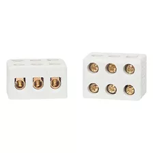 Conector De Porcelana 16mm² 68a / 600v, 3pólos - 10 Unidades