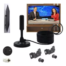 Suporte Fix Para Televisor Tv Smart + Anten Dig C Cabo 5m