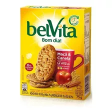 Biscoito Belvita Maçã & Canela 75g 3 Pacotinhos Com 25g Cada