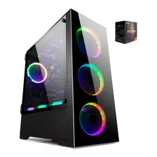 Equipo Pc Gamer Ryzen 5 5600 8gb 240gb Ssd Rx6600 8gb Wifi