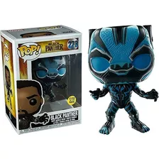 Funko Marvel Negro Pantera Resplandor En La Figura Oscuro Po