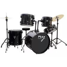 Bateria Acústica 2 Tons Ebk Preta Ny F1rst Cor Preto