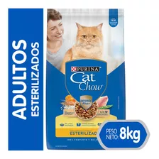 Alimento Seco Para Gato Cat Chow® Esterilizado 8kg Np