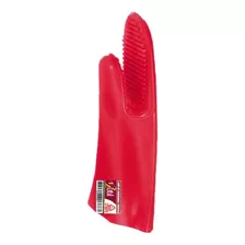 Luva Silicone Termica Para Cozinha Segurança Até 250 Graus Cor Vermelho