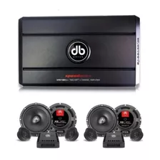 Paquete De Amplificador Y Set De Medios Db Drive 4ch 