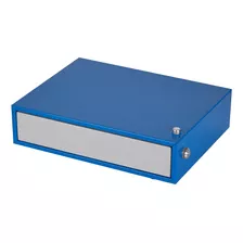 Gaveta 5 Compartimientos Registradora Caja Para Dinero Azul