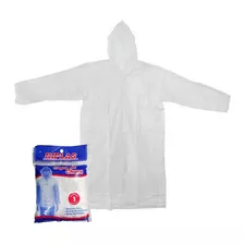 Kit 150 Capas De Chuva Descartável Transparente Para Eventos