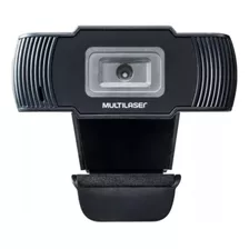 Webcam Com Microfone Multilaser Hd Usb 720p 30fps Ac339 Cor Preto