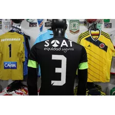 Camiseta Seguros La Equidad 2015 #3 Talla M 