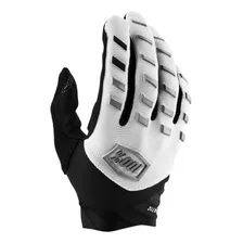 Luva 100% Airmatic 22 Motocross Cor Branco/preto Tamanho G