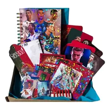 Cristiano Ronaldo Cr7 Pack Holográfico Cuaderno Polaroids +