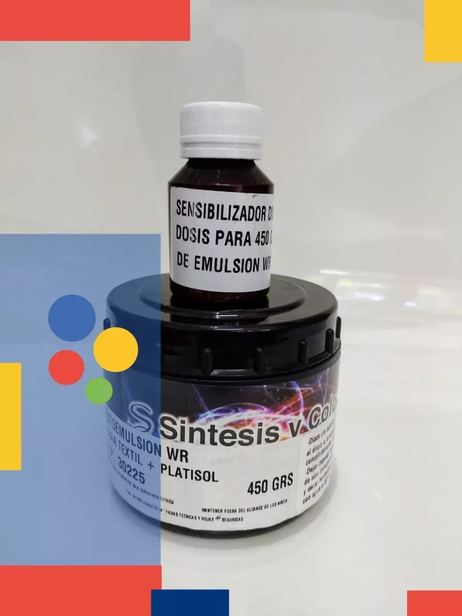 Emulsion Plastisol Y Acuosa X 450 Gr Serigrafia