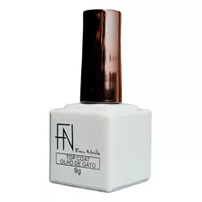 Top Coat Fan Nails Olho De Gato Holográfico Para Unha Gel 9g