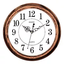 Adalene - Reloj De Pared Decorativo De 13 Pulgadas, Silencio