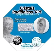 Cristais Radiônicos P/ Auriculoterapia -1 Cartelas C/ 800 Un