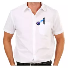 Caneta Com Micro Câmera Espiã Escondida T189 Camisa Fullhd