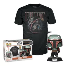 Boba Fett Pop Y Playera Talla Xl Star Wars