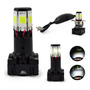 Faro 9 Led Redondo Moto Luz Fijo Y Estrobo Colores 2 Piezas