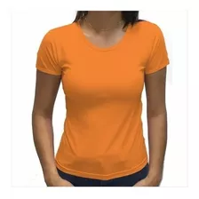 Camiseta Baby Look Roupa Feminina 100% Algodão Blusinha Lisa