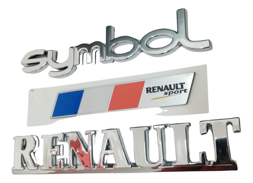 Emblemas Renault Symbol Y Plaqueta Renault Sport, Bal Foto 2