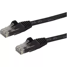 Startech. Cable Ethernet Cat6 De 100 Pies Negro Cat 6 Giga