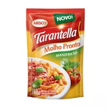 Kit C/11 Molho Tarantella Tomate Manjericão Sachê 340g 