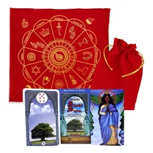 Baralho Tarot Lenormand Cigano Santa Sara + Toalha 