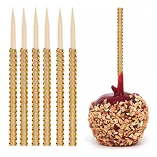 36 Pcs Candy Apple Bamboo Sticks, Bling Rhinestones Sti...