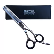 Tijera Peluqueria Pulir Pointcut Silver Line 7 Barberia