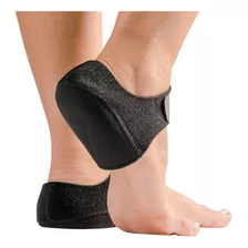 Par De Calcanheira Gel Tornozeleira Em Neoprene Hidrolight Cor Preto Tamanho Da Calcanheira P-m