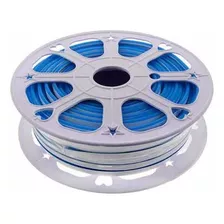 Manguera Neón Flex 6mm 50 Metros Azul 12v