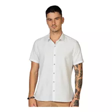 Camisa Masculina Manga Curta Docthos Slim Rústica